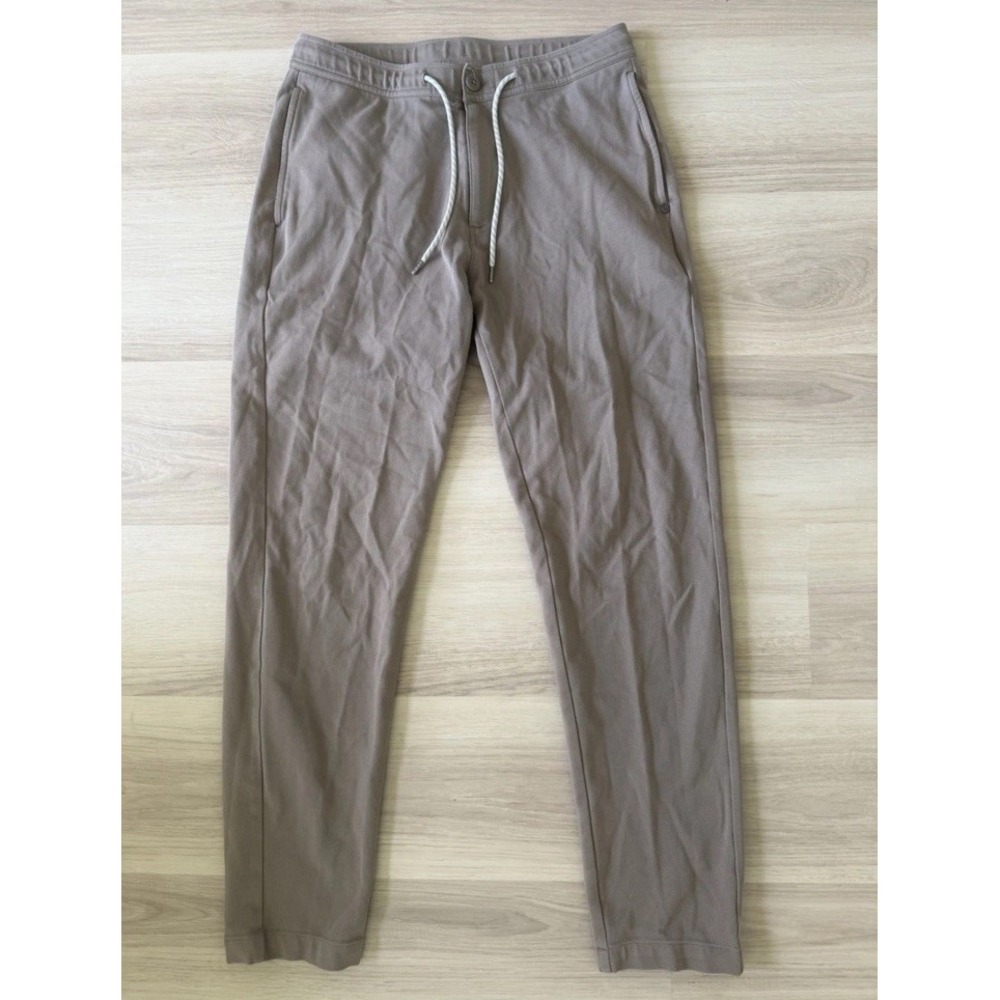 Vuori Solana Pant Everyday Casual 29" Stretch Men's Size Small Brown Drawstring